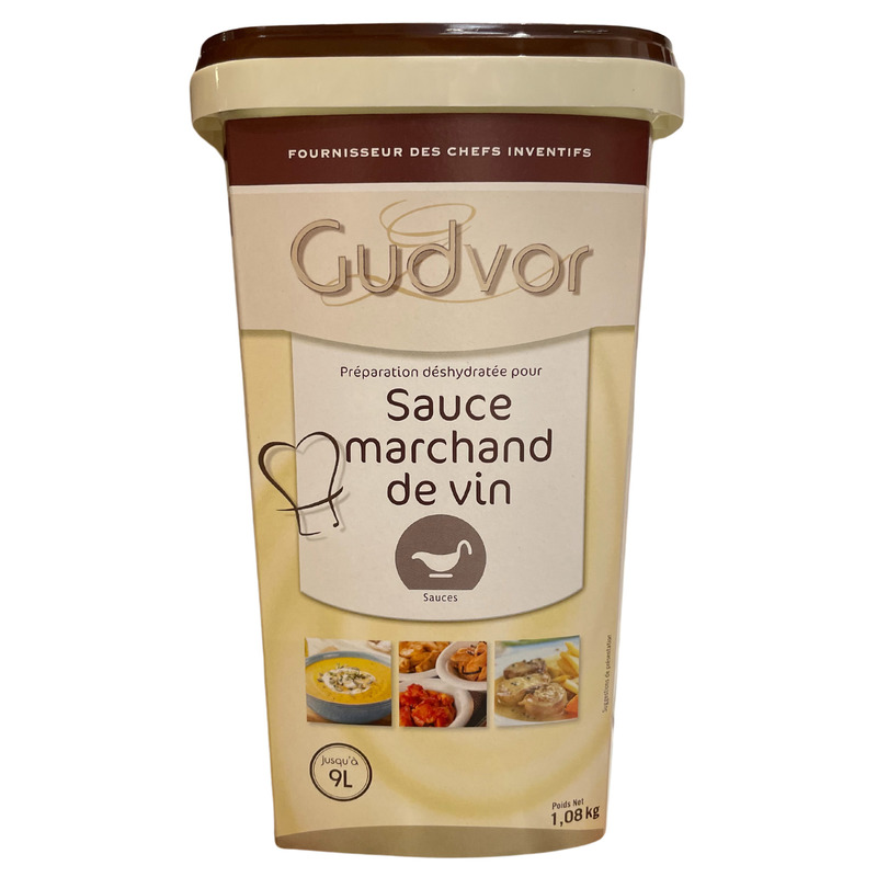 Sauce marchand de vin déshydratée 9L 1,08kg