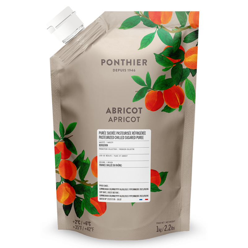 Purée d'abricot Bergeron frais doypack 1kg