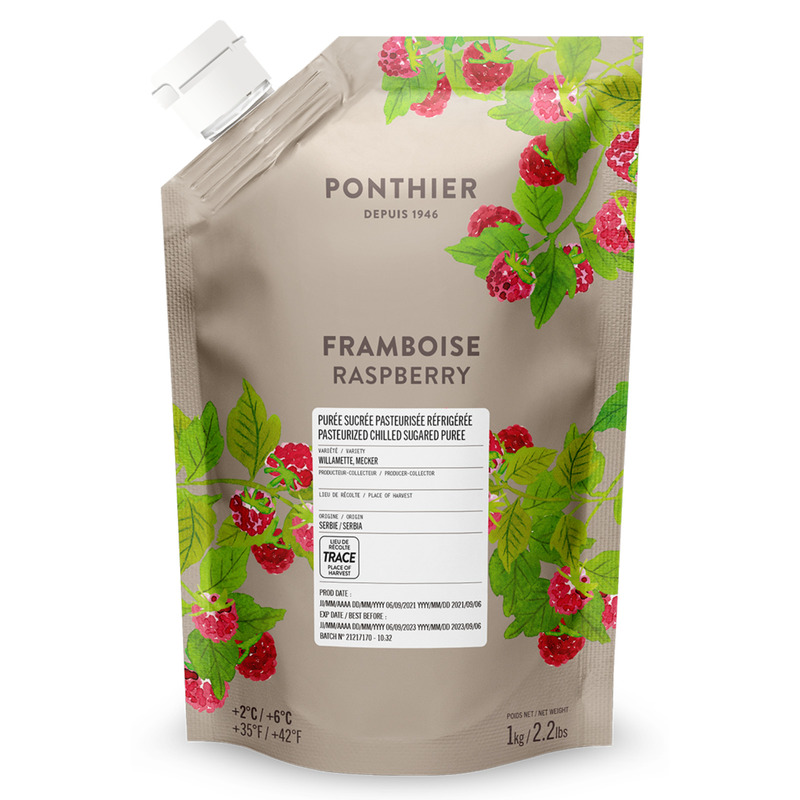 Purée de framboise frais doypack 1kg