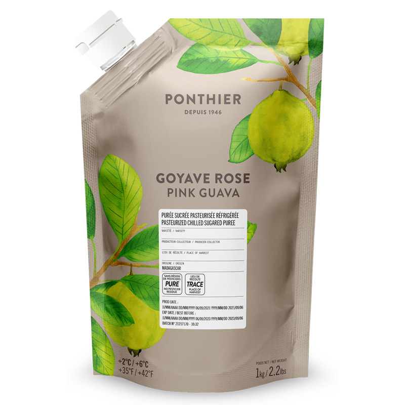 Purée de goyave rose frais doypack 1kg