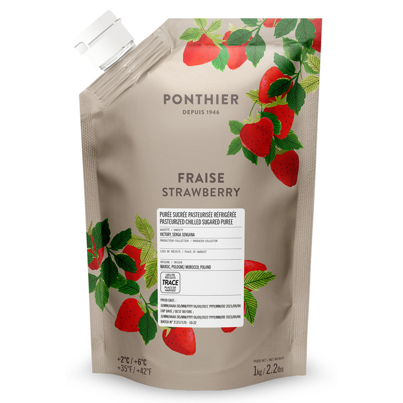Purée de fraise frais doypack 1kg