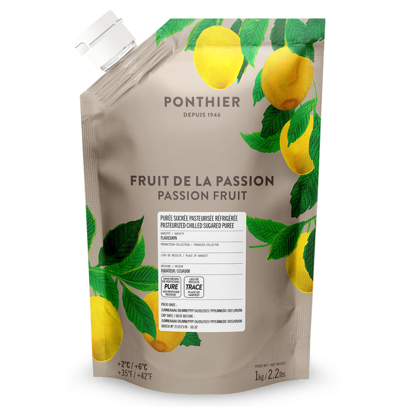 Purée de fruit de la passion (Flavicarpa) frais doypack 1kg