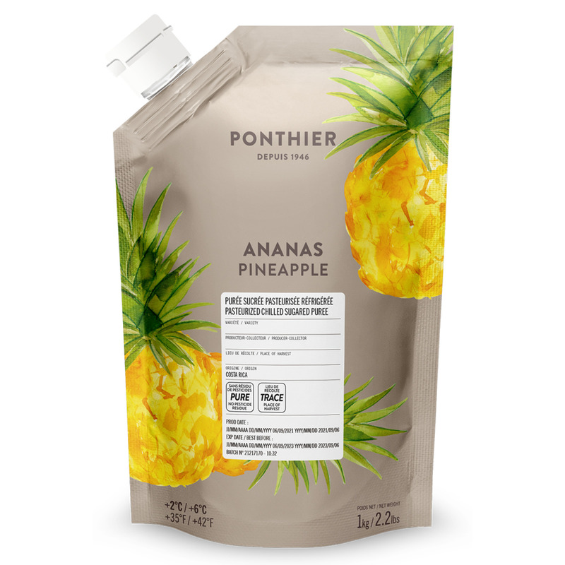 Purée d'ananas frais doypack 1kg
