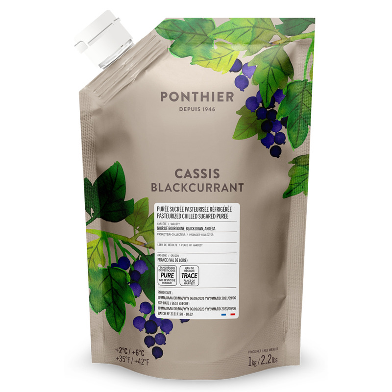 Purée de cassis français frais doypack 1kg