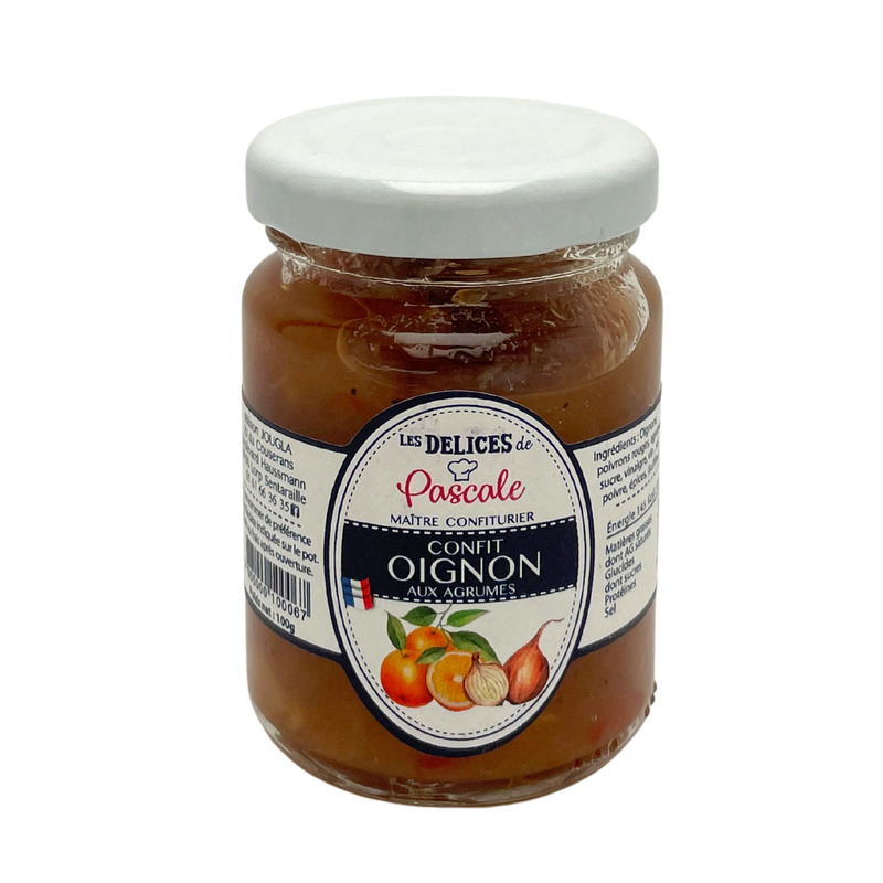 Onion confit with citrus fruits jar 100g