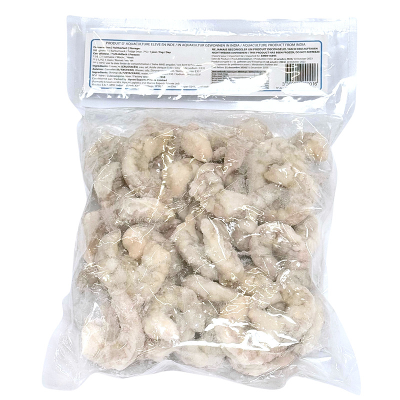 ❆ Crevette décortiquée crue 16/20 élevage 800g