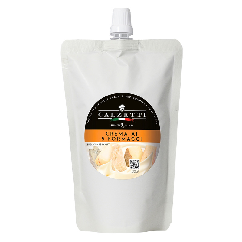 Crème aux 5 fromages italiens 60% doypack 500g