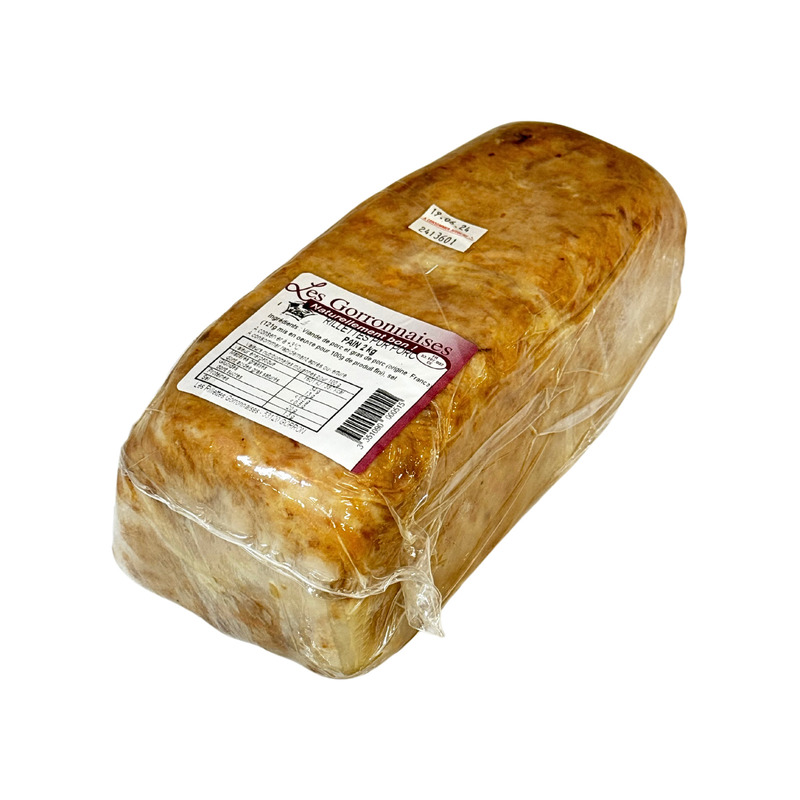 Rillettes pur porc LPF pain 2kg