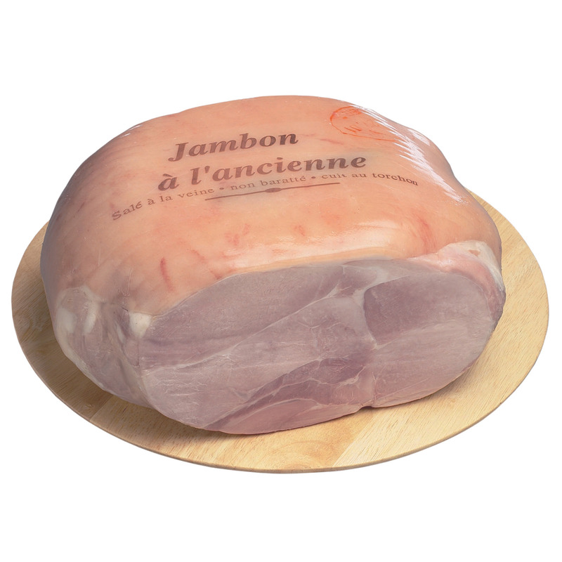 Jambon cuit à l'ancienne au torchon LPF ±6,5kg
