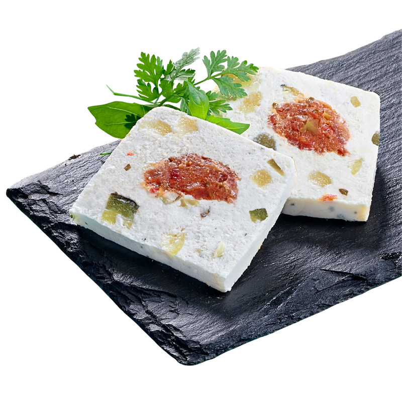 Vegetable terrine with tomatoes and goat cheese loaf 840g