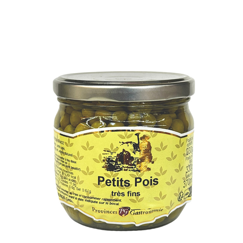 Petits pois très fins bocal 350g