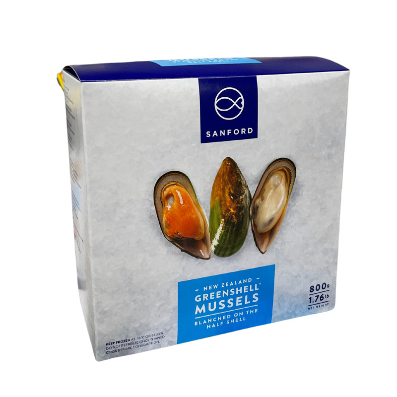 ❆ Moule 1/2 coquille origine Nouvelle-Zélande calibre 30/45 800g
