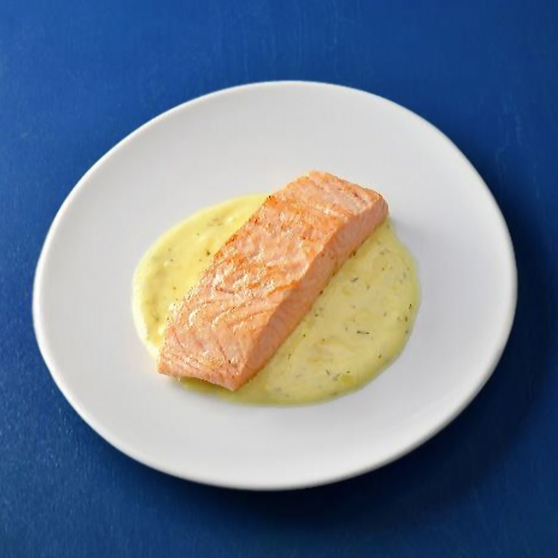 Salmon with butter sauce tub 1.8kg