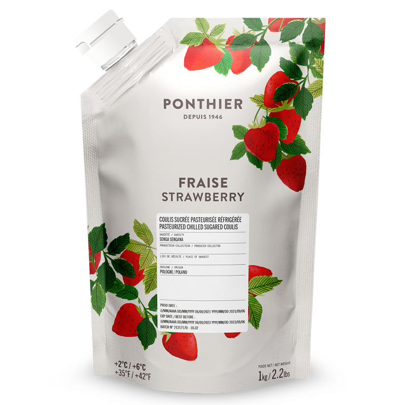 Coulis de fraise frais doypack 1kg