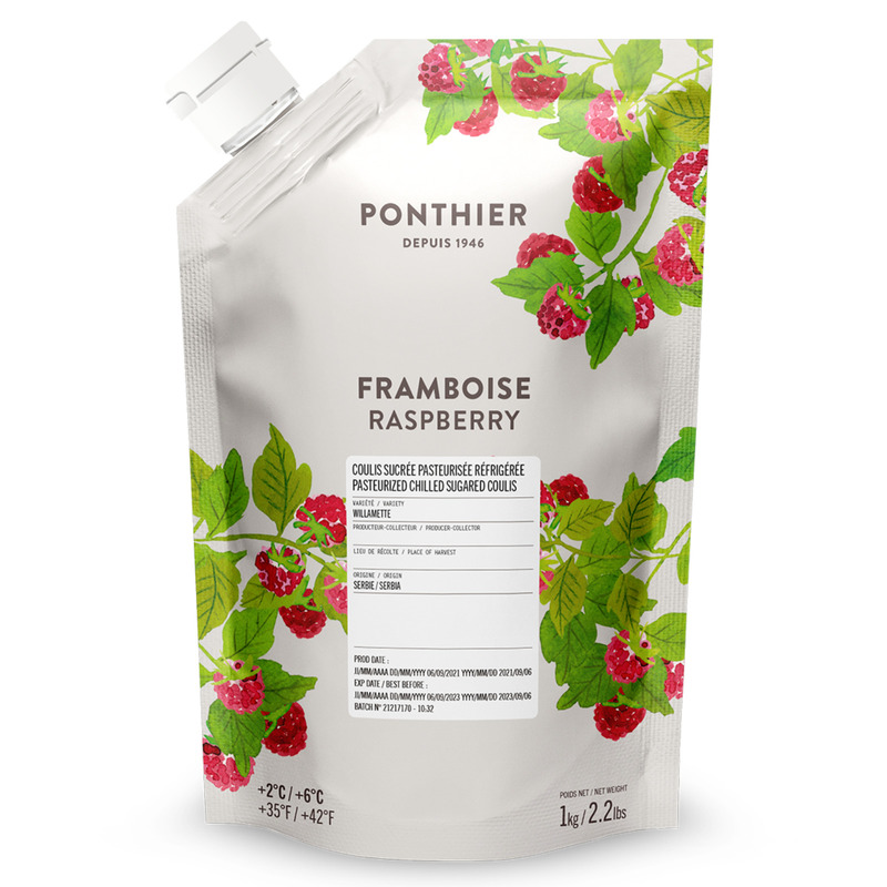 Coulis de framboise frais doypack 1kg