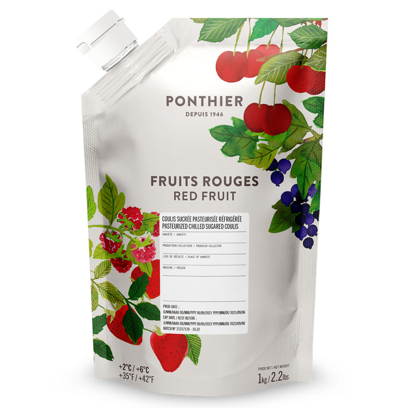 Coulis de fruits rouges frais doypack 1kg