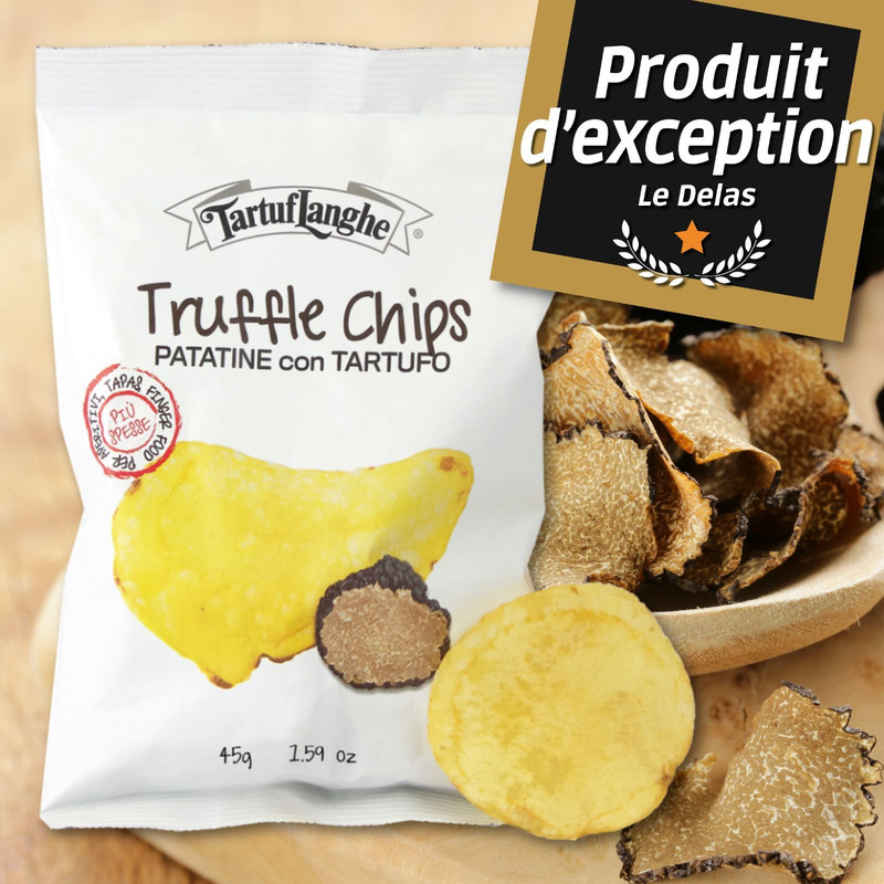 Chips à la truffe d'été Tuber Aestivum Vitt. lyophilisée 0,45% sachet 45g