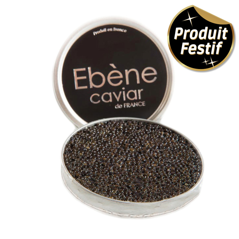 Caviar français Baeri Ébène 100g