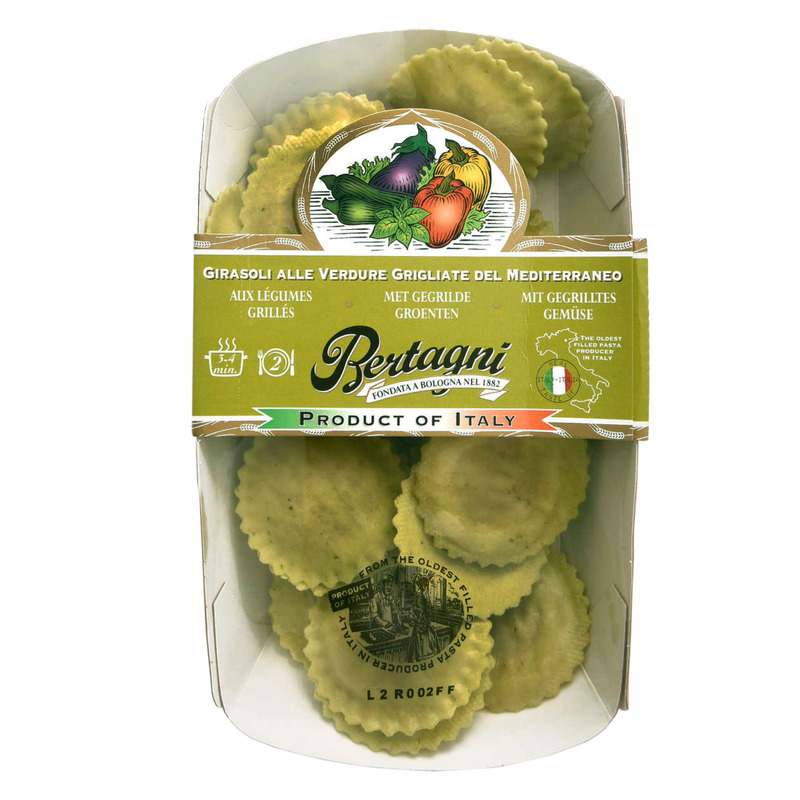 Girasoli au basilic et légumes grillés barquette 250g