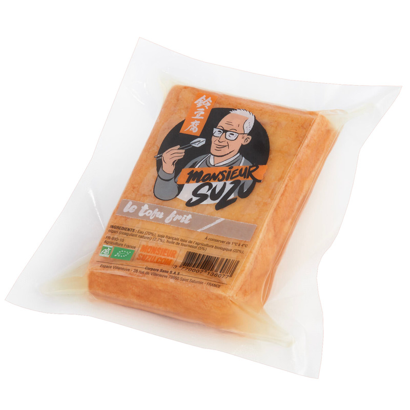 Tofu frit frais artisanal BIO s/ vide 180g