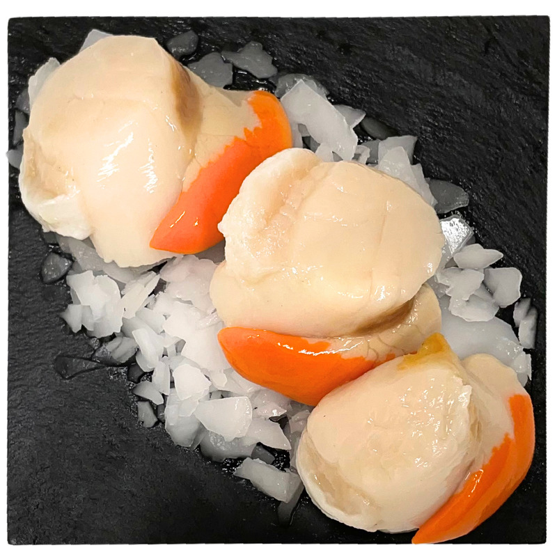 Noix de Saint-Jacques française fraîche (corail ou blanche) colis ±2kg ⚖