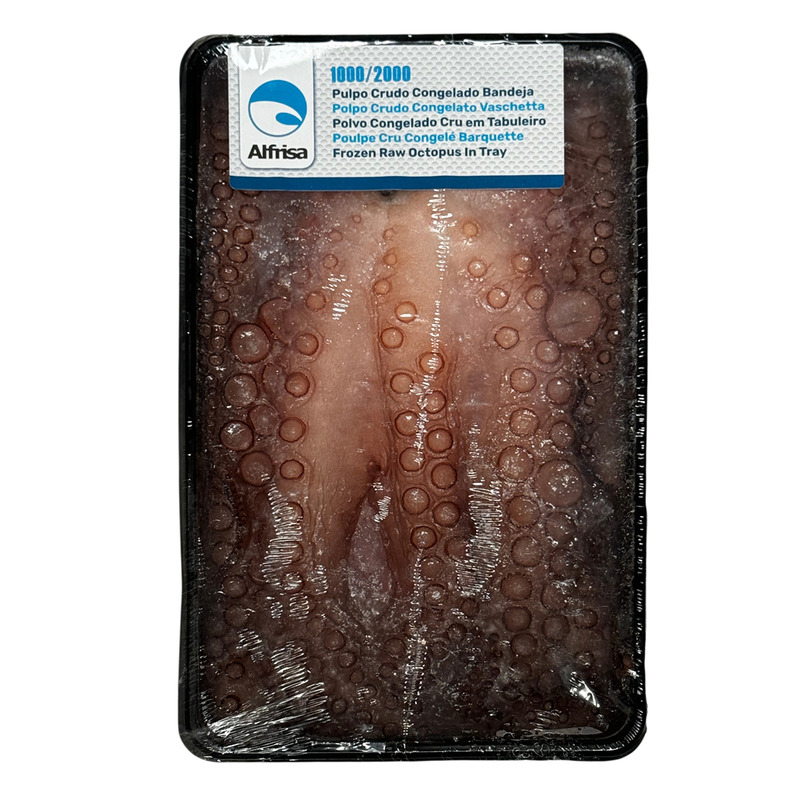 ❆ Whole raw octopus caught in Morocco tub 1-2kg