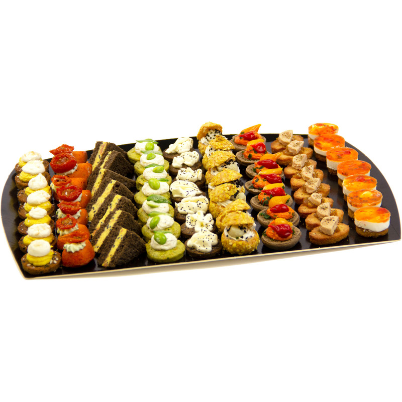 ❆ Canapés Élégance sur plateau x64 695g