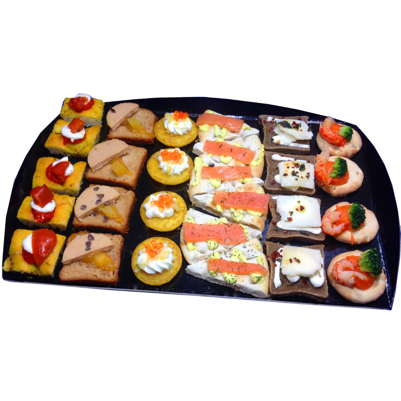 ❆ Creative recipe canapés x52 380g