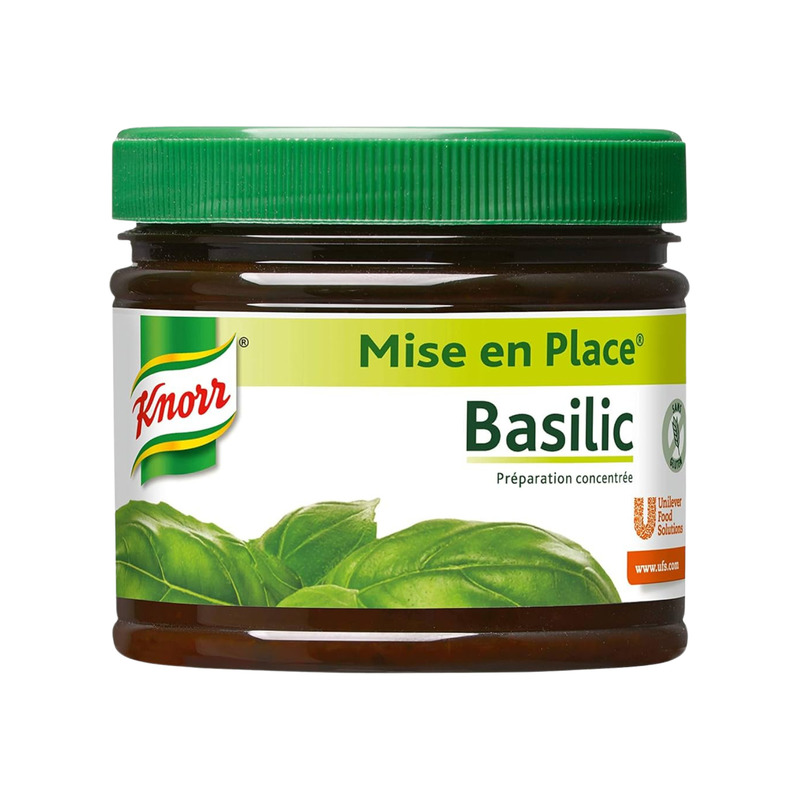 Mise en place basilic bocal 340g