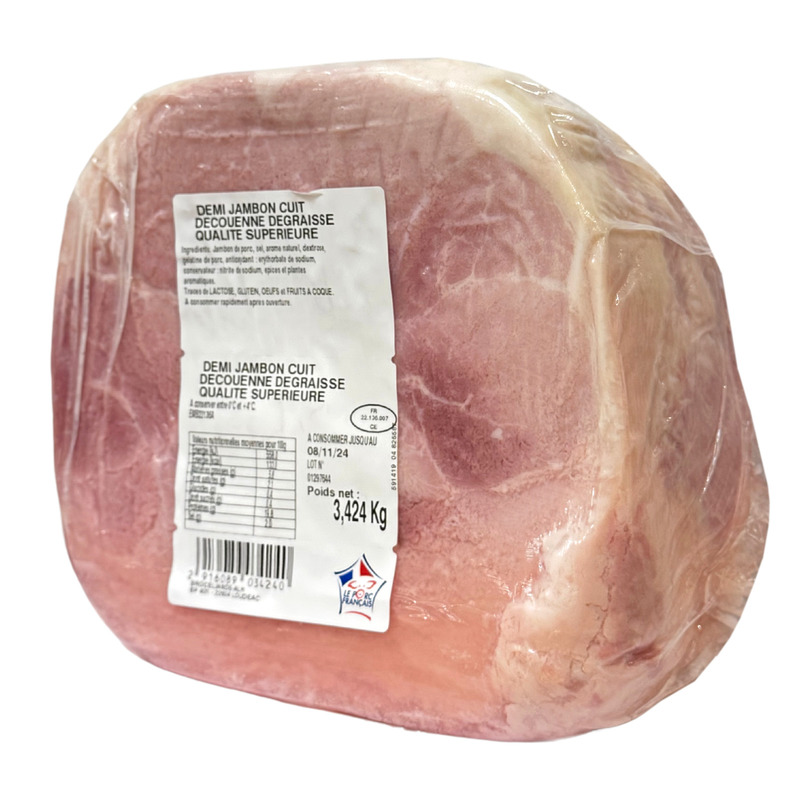 Jambon cuit supérieur 1/2 DD LPF ±3,6kg