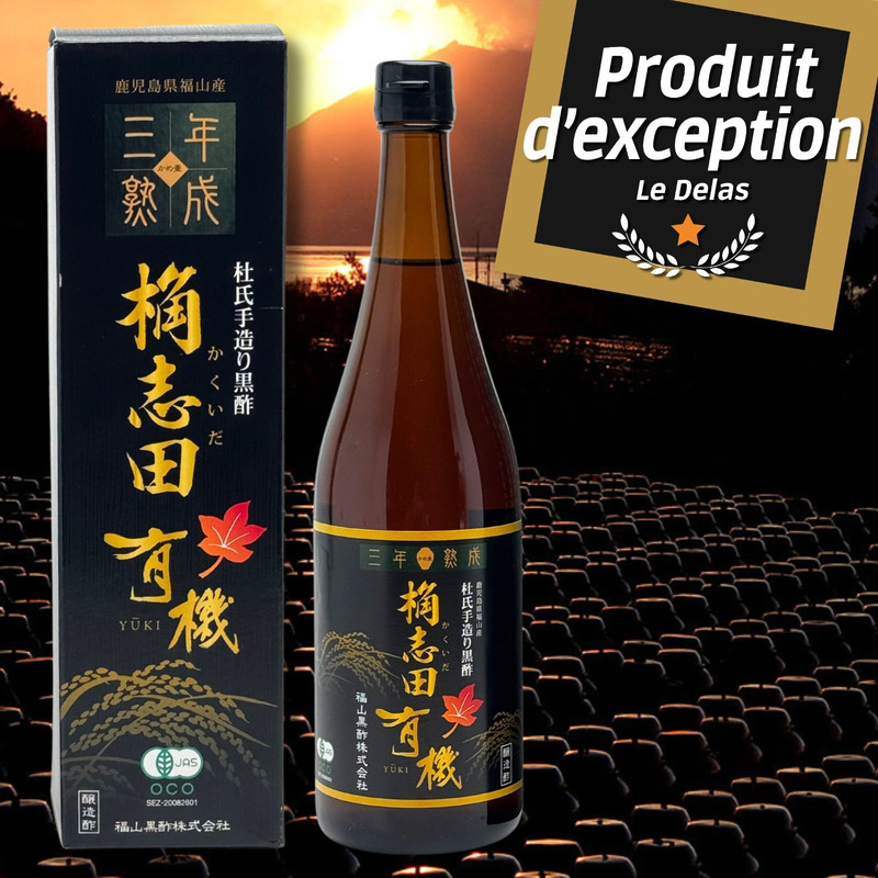 Vinaigre noir de riz japonais 3 ans bouteille 720ml