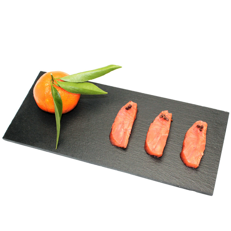 Coeur de filet de saumon fumé d'Écosse mariné à la mandarine 200g