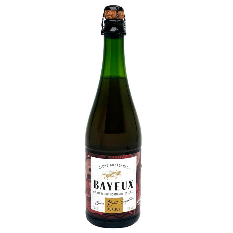 Traditonal brut cider pur juice Bayeux PGI 75cl