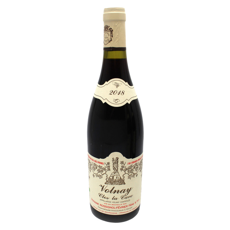Volnay Clos la Cave Domaine Rossignol-Février BIO 2018 75cl