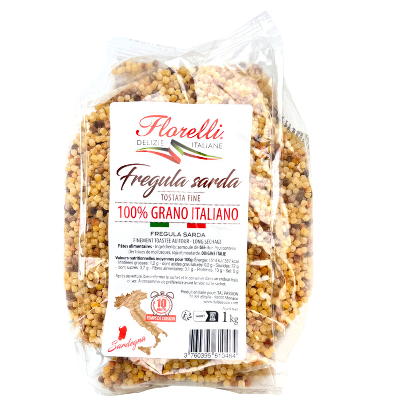 Fregula sarda - toasted durum wheat pasta 1kg