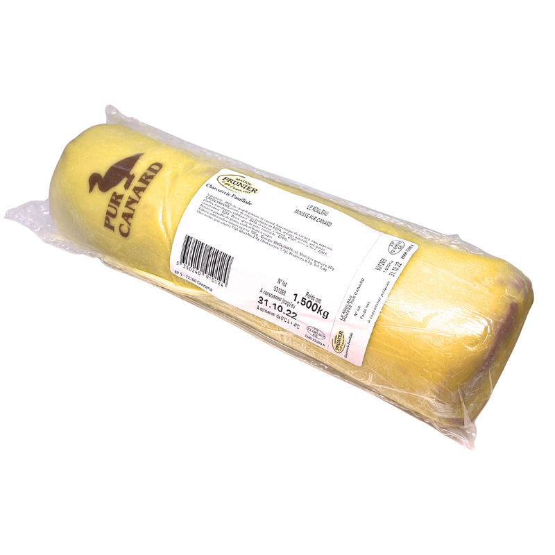 Mousse pur canard en rouleau 1,5kg