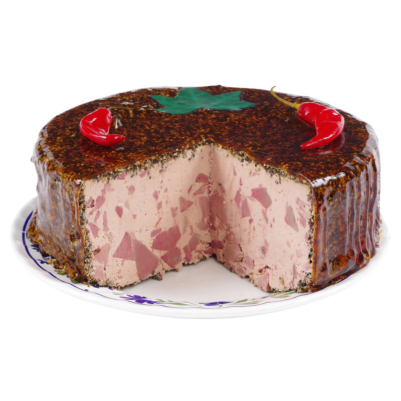 Crémeux de mousse de canard au poivre viande française assiette 3kg