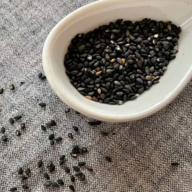 Japanese roasted black sesame seeds 1kg