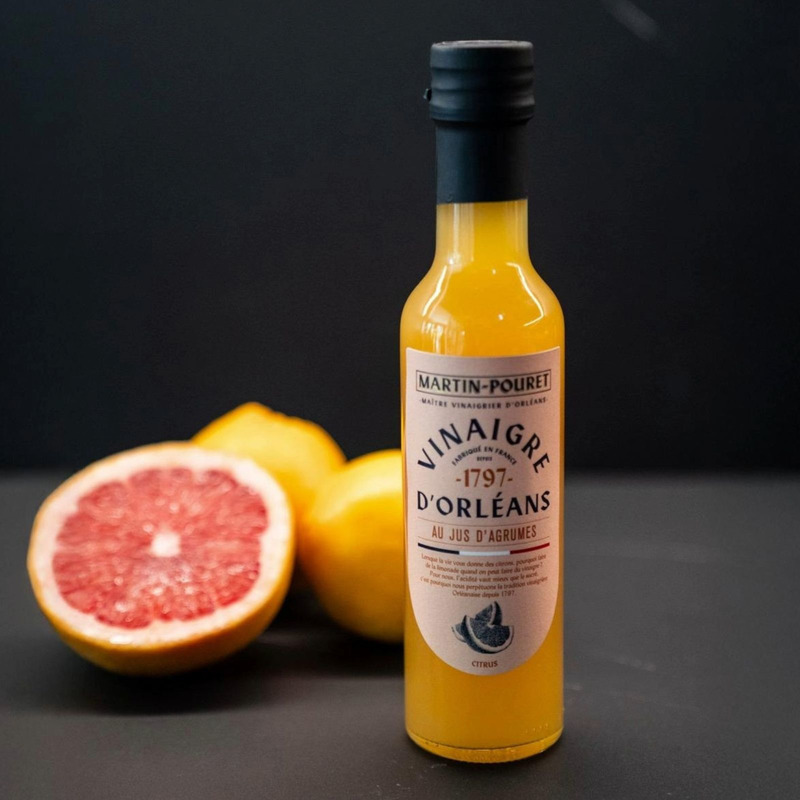 Vinaigre à l'ancienne au jus d'agrumes 25cl