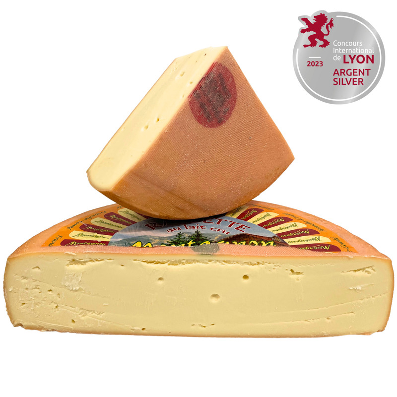 Unpasteurised Montagnon raclette french milk 1/4 ±1.8kg
