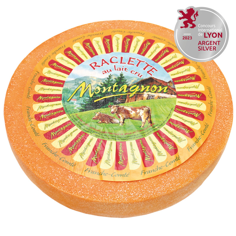 Whole unpasteurised Montagnon raclette french milk ±7kg