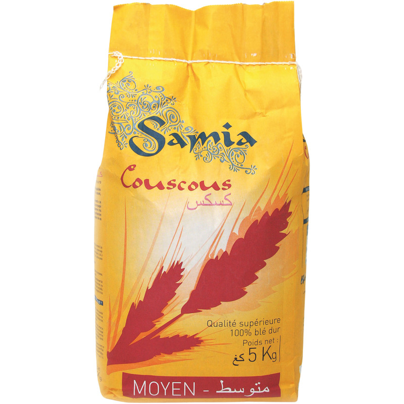 Medium couscous 100% durum wheat 5kg