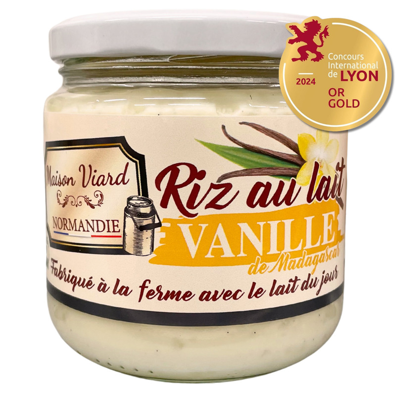 Farmhouse Madagascar vanilla and Camargue rice pudding 400g