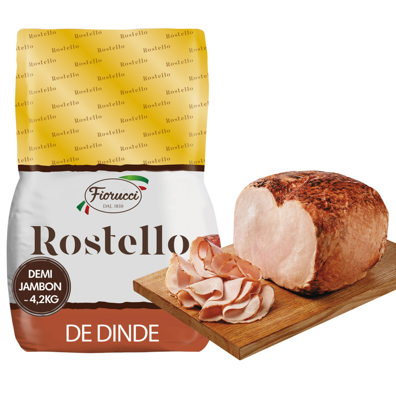 Rostello de blanc de dinde rôti s/ vide ±5kg