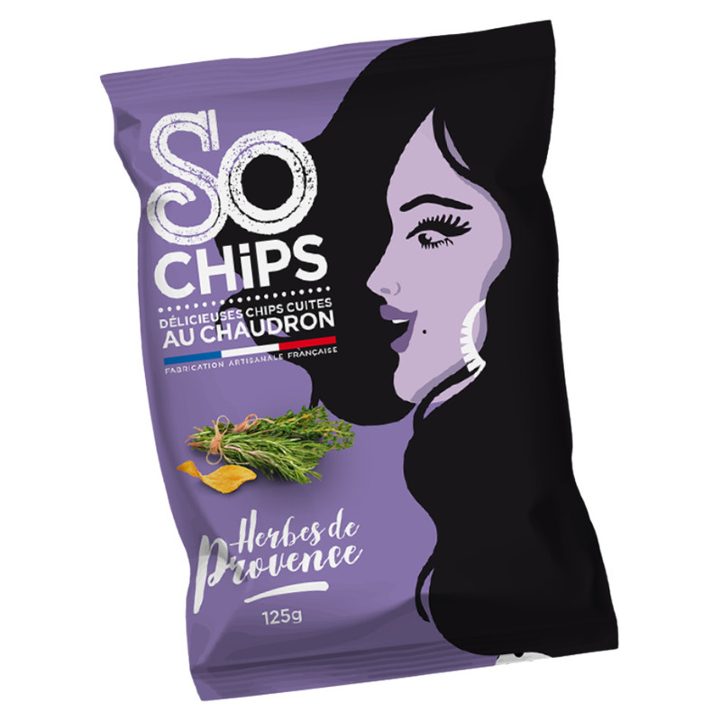 Chips locavores herbes de Provence sachet 125g