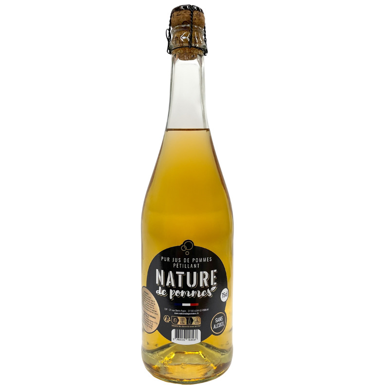 Sparkling pur apple juice non-alcoholic 75cl