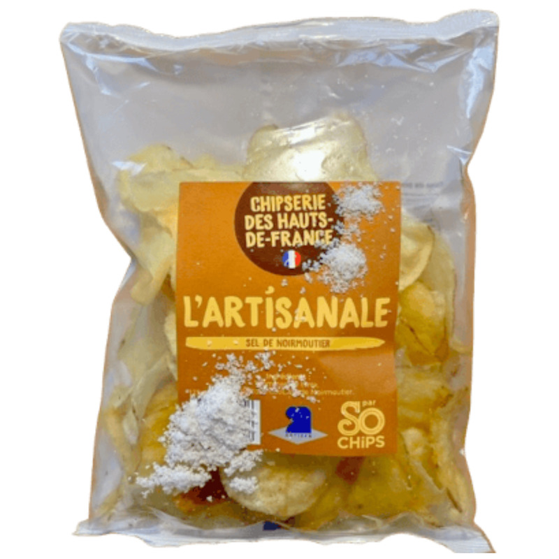 Chips artisanale au sel de Noirmoutiers 125g