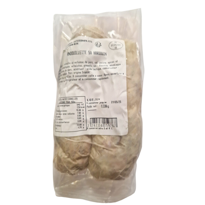 Andouillette 5A cuisinée au Vouvray s/ vide x2 ±420g