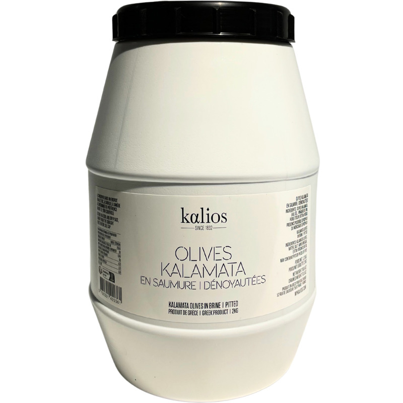 Olives Kalamata dénoyautées en saumure 2kg