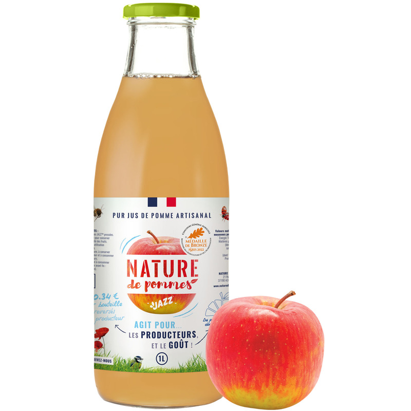 Jazz pressed apple juice from France 1L